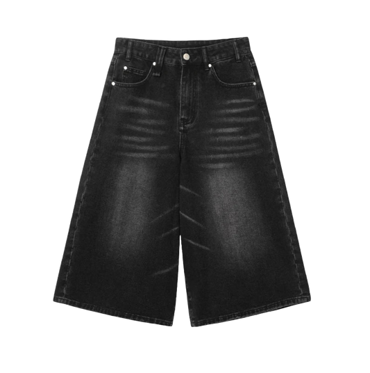 Essential Oversized Denim Shorts