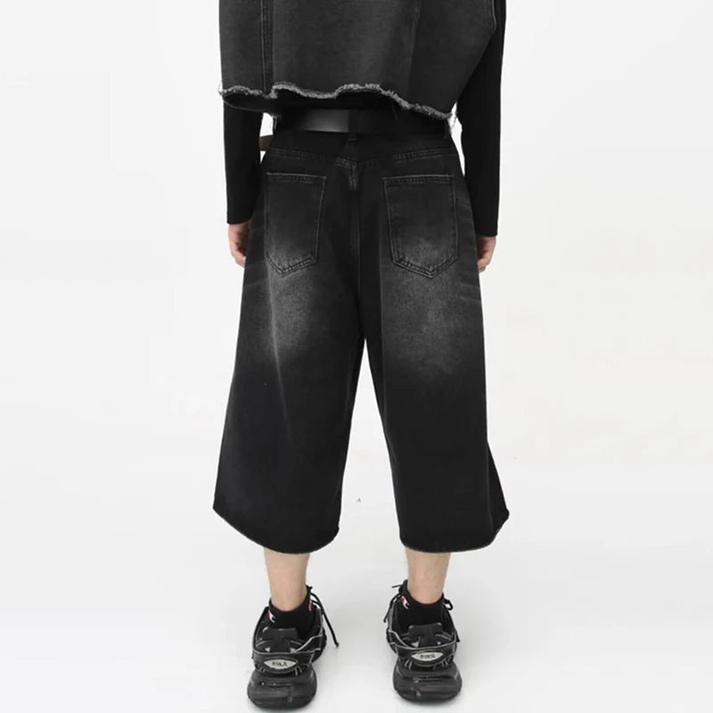 Essential Oversized Denim Shorts