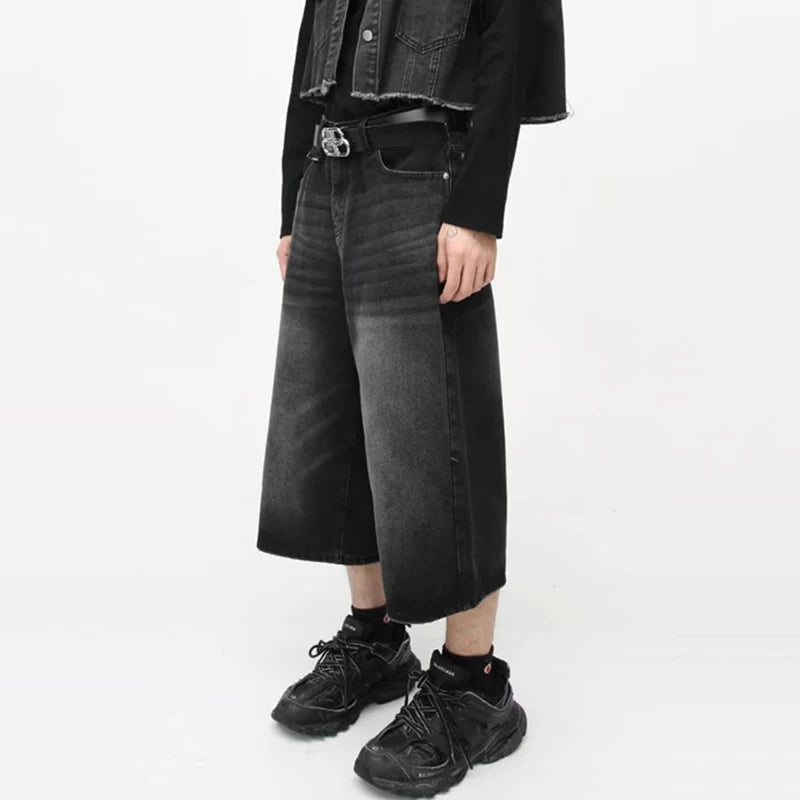 Essential Oversized Denim Shorts